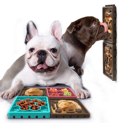 Dog Licking Mat Slow Feeder Peanut Lick Pad with Suction