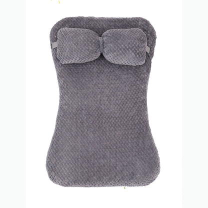 Soft Plush Pet Bed Mat With Pillow  Calming Cushion Dog Cat Large Cleaning Puppy Bed Bed For Cats Sofa