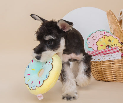 “Interactive Plush Dog Chew Toy