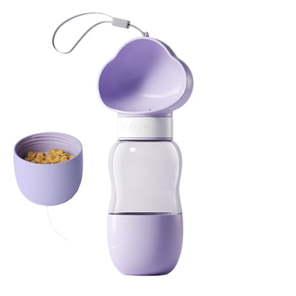 Dog Water Bottle For Outdoor Use Portable Companion Cup Plastic Water Bottle Dog Walking Water Feeding Dog Accessories Outdoor