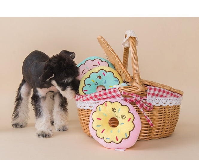 “Interactive Plush Dog Chew Toy