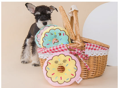 “Interactive Plush Dog Chew Toy