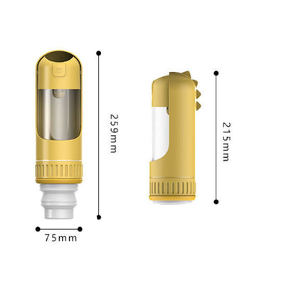 Dog Water Bottle Portable Leak Proof And Lightweight Water Bottle For Dogs Dog Travel Water Bottle With Bowl Dog Walking Accessories